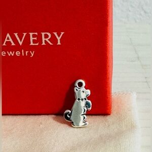 James Avery RETIRED Playful Puppy Silver Dog Pendant